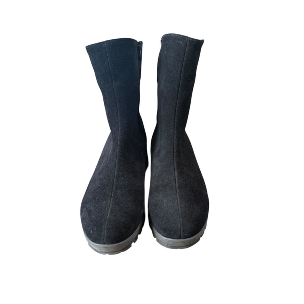 La Canadienne Aidan City Dry Genuine Shearling Lined Black Waterproof Boots - Picture 6 of 11